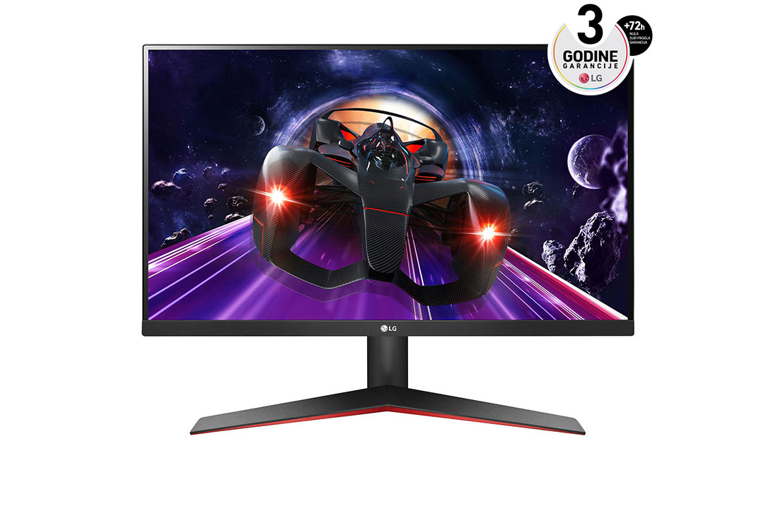 LG 23,8'' FHD IPS monitor s AMD FreeSync? i 1ms MBR, prikaz spreda, 24MP60G-B