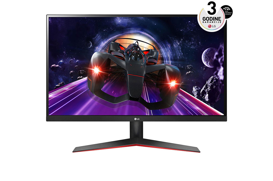 LG 27'' FHD IPS monitor s AMD FreeSync? i 1ms MBR, prikaz spreda, 27MP60G-B