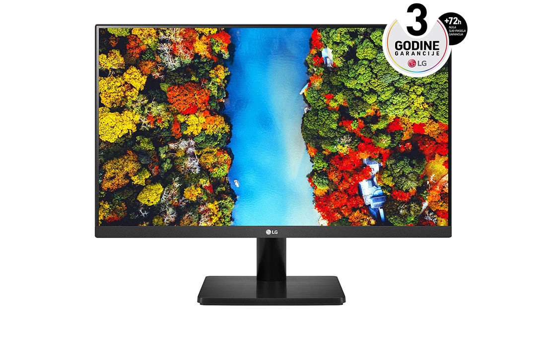 LG 23,8'' Full HD IPS monitor s AMD FreeSync? , prikaz spreda, 24MP500-B