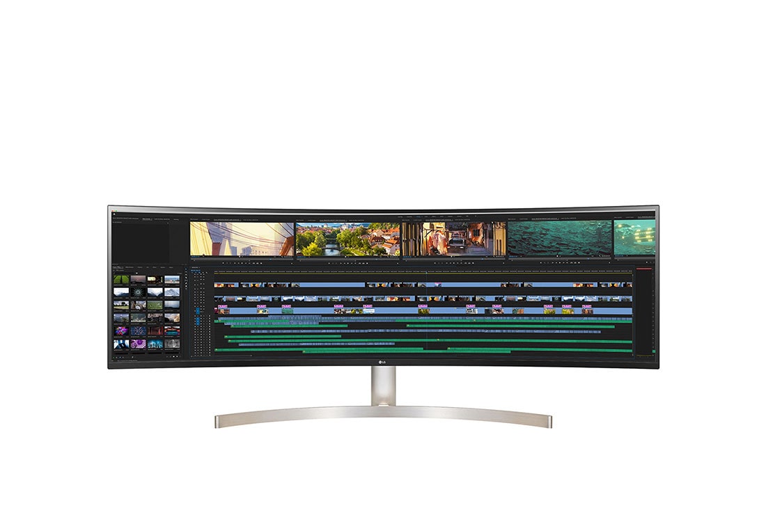 LG 49'' 32:9 UltraWide 5K Dual QHD IPS Zakrivljeni LED Monitor sa HDR 10?, 49WL95CP-W, 49WL95CP-W