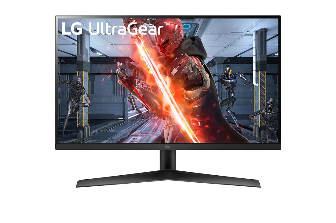 LG 27” UltraGear? 16:9 Full HD gejming monitor sa brzinom osve?avanja od 144Hz, prikaz spreda, 27GN60R-B