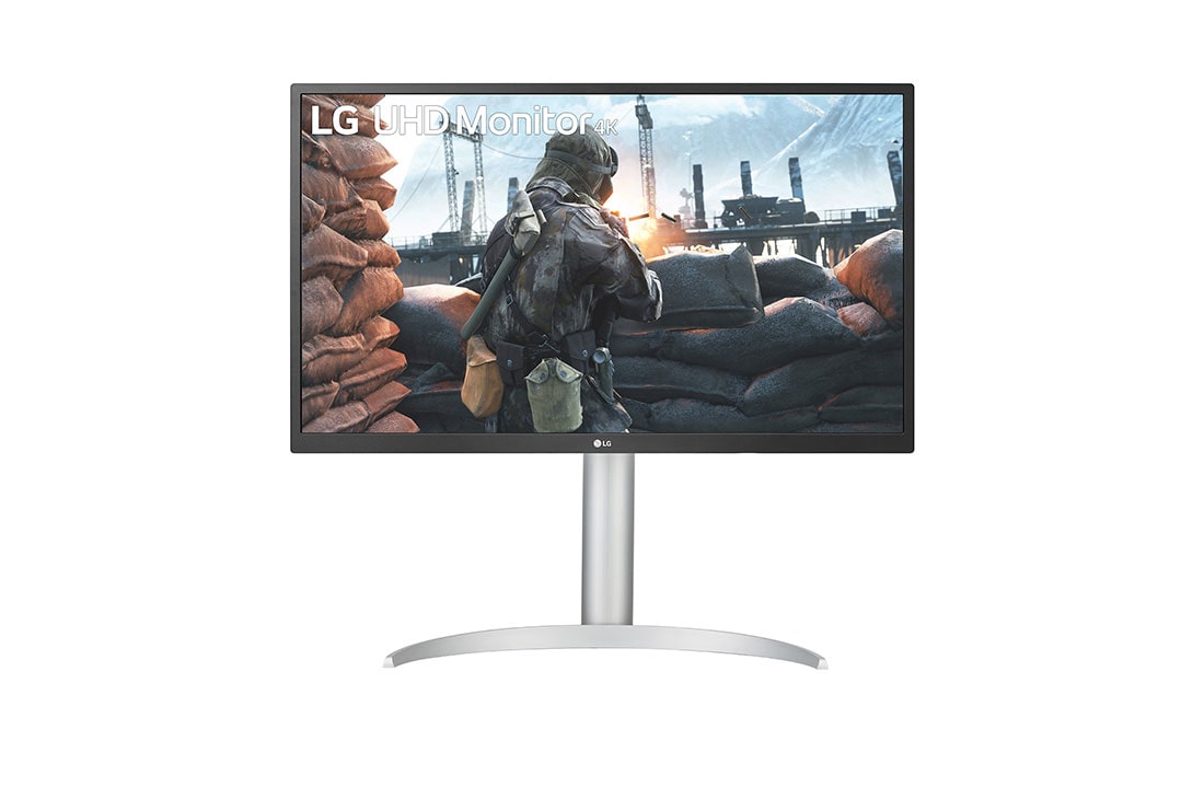 LG 27” UltraFine? 16:9 4K monitor , prikaz spreda, 27UP550P-W