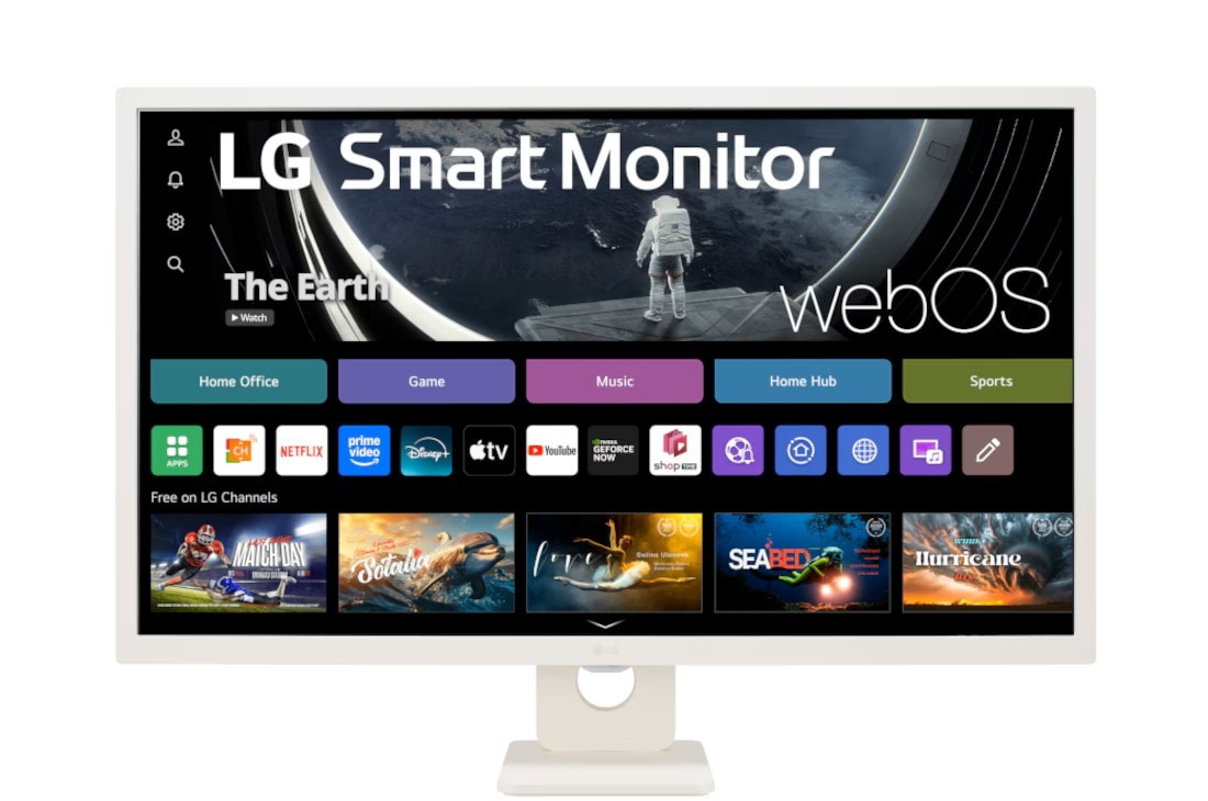 LG Smart monitor od 32 in?a 16:9, prednji prikaz, 32SR50F-W