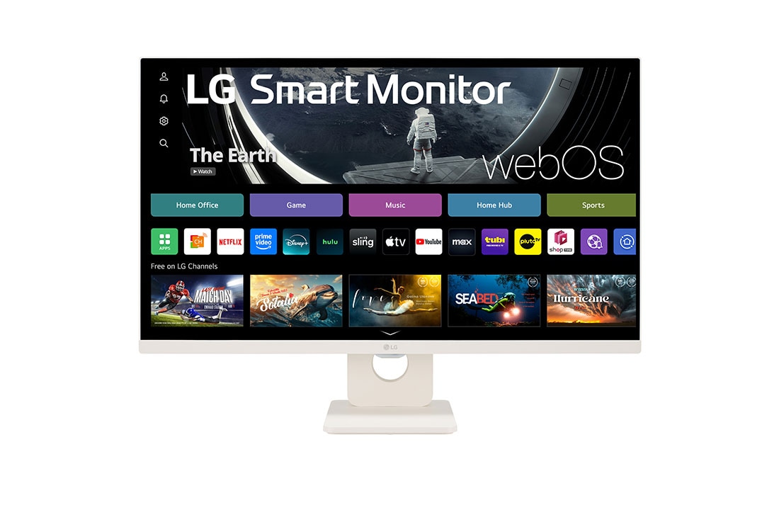 LG Pametni monitor od 27 in?a 16:9 sa webOS platformom i brzinom osve?avanja od 100 Hz, Front view , 27U511SA-W