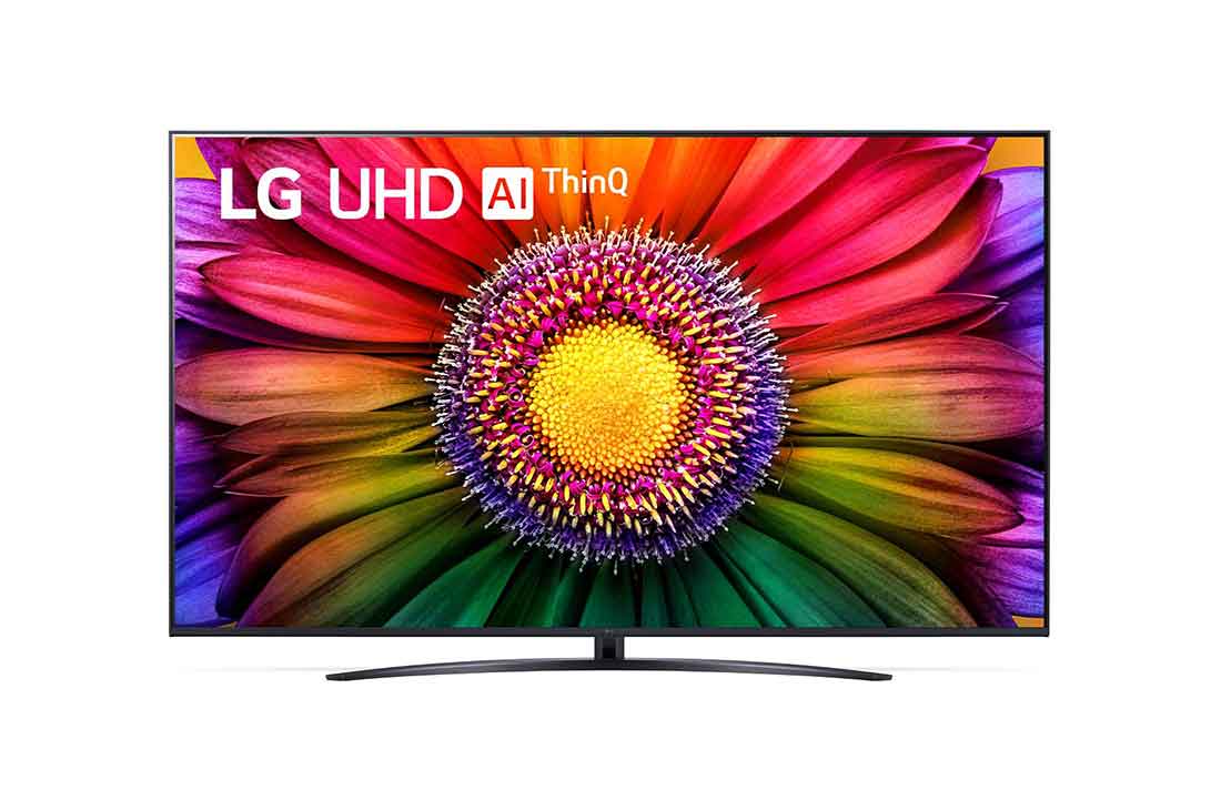 LG UHD UR81 75 in?a 4K Smart TV, 2023, Prikaz LG UHD TV spreda, 75UR81003LJ
