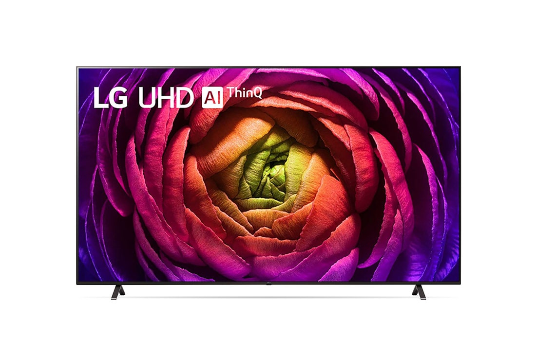 LG UHD UR76 86 in?a 4K Smart TV, 2023, Prikaz LG UHD TV spreda, 86UR76003LC