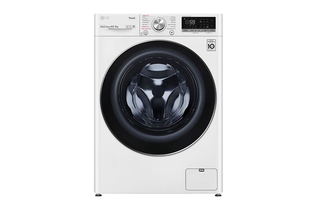 LG 8,5/5 kg, max. 1200 obrtaja/min., Kombinovana ma?ina za pranje ve?a sa parom, TurboWash?,  AI DD? tehnologija, WiFi funkcija, Slim dubina, F2DV5S8S2E, F2DV5S8S2E
