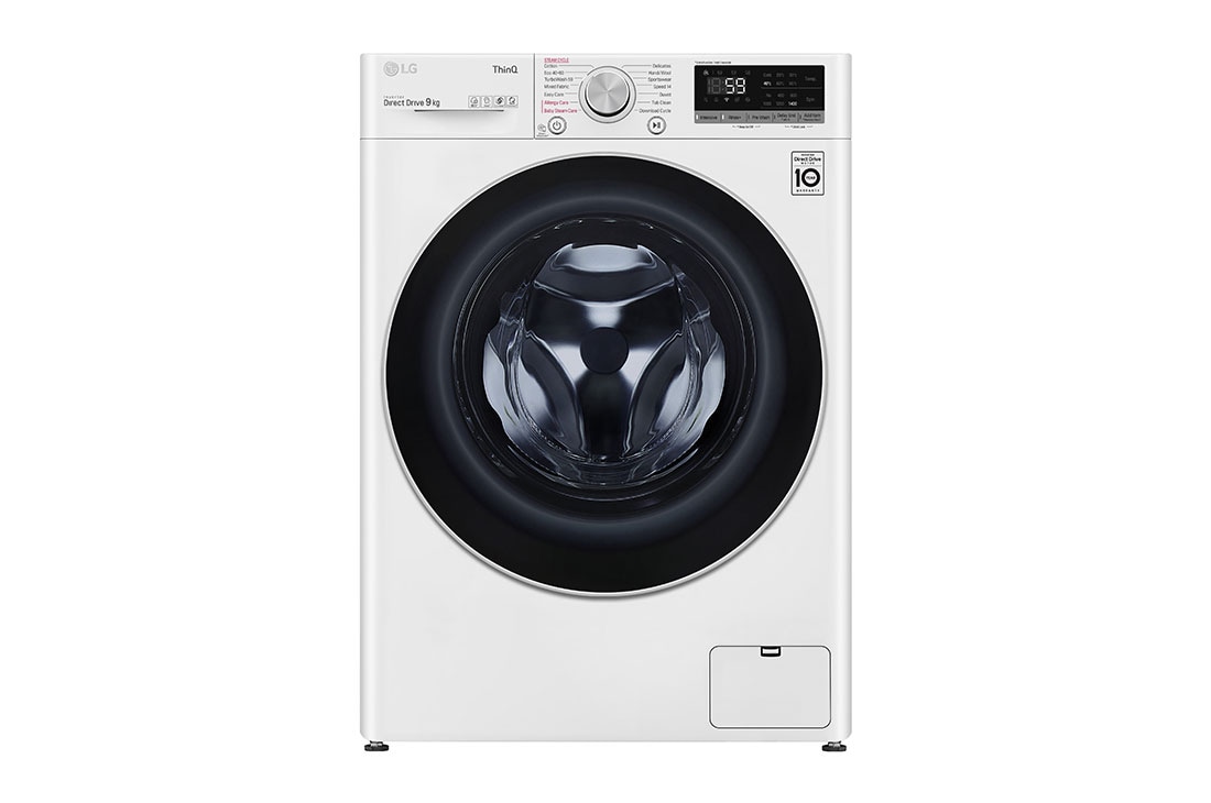 LG 9 kg, max. 1400 obrtaja/min., Ma?ina za pranje ve?a sa parom, AI DD? tehnologija, TurboWash?, WiFi Funkcija, F4DV509S0E, F4WV509S1E