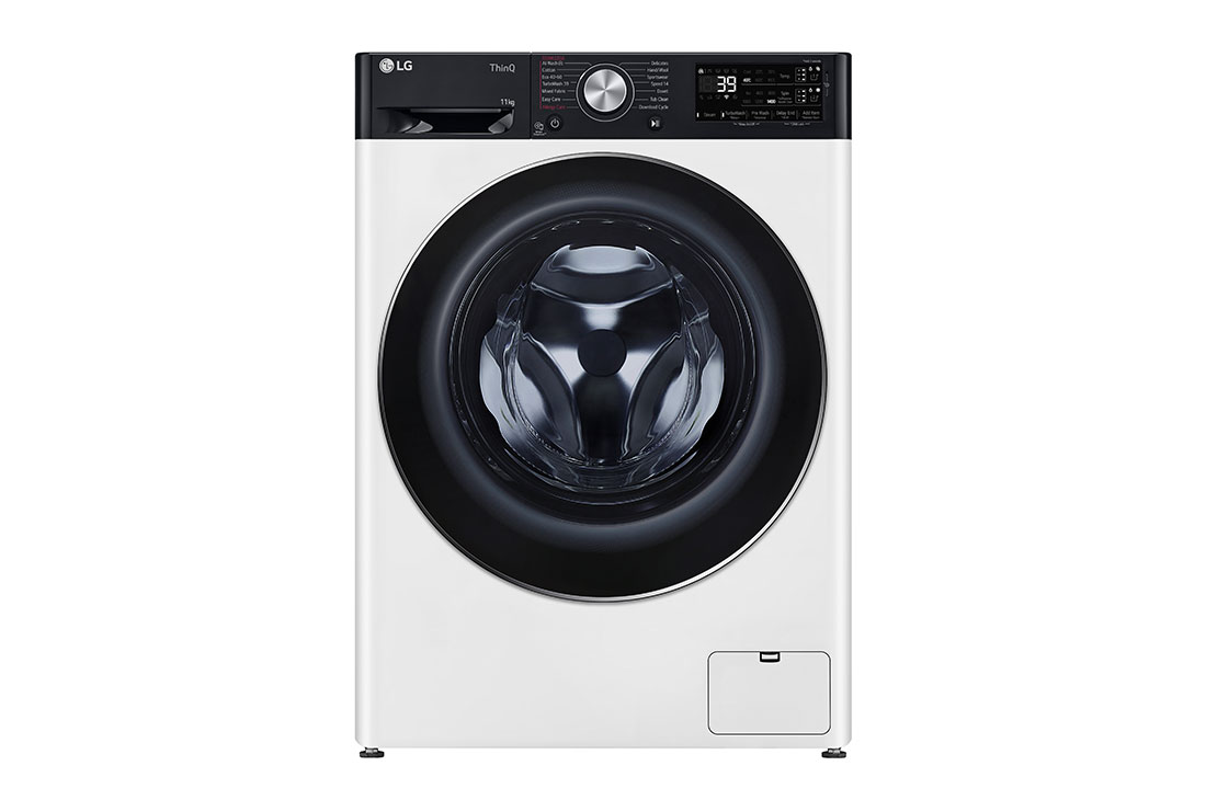 LG 11kg, max. 1400 obrtaja/min., Ma?ina za pranje ve?a sa parom, AI DD? tehnologija, TurboWash?360, WiFi Funkcija, Pogled spreda, F4WR711S3HA