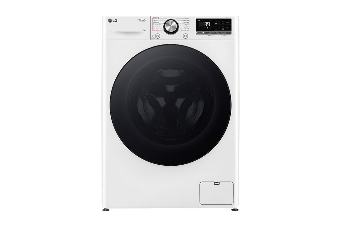 LG 11 kg, max. 1400 obrtaja/min., Ma?ina za pranje ve?a sa parom, AI DD? tehnologija, TurboWash?360, WiFi Funkcija, Pogled spreda, F4WR711S2W