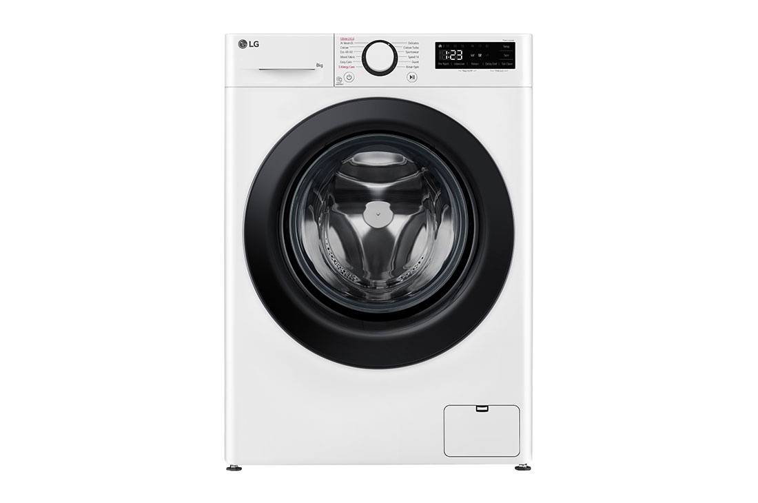 LG 8 kg, max. 1200 obrtaja/min., Ma?ina za pranje ve?a sa parom, AI DD? tehnologija, Slim dubina, Front, F2WR508SBW