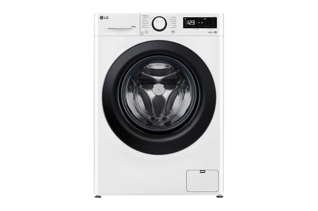 LG 10 kg, max. 1400 obrtaja/min., Ma?ina za pranje ve?a sa parom, AI DD? tehnologija, front view, F4WR510SBW