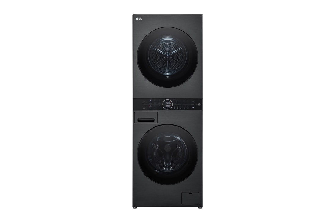 LG WashTower?, 12/10 kg, max. 1400 obrtaja/min., Steam?, TurboWash?360, kondenzator sa automatskim ?i?c?enjem, ThinQ? WiFi funkcija, WT1210BBF