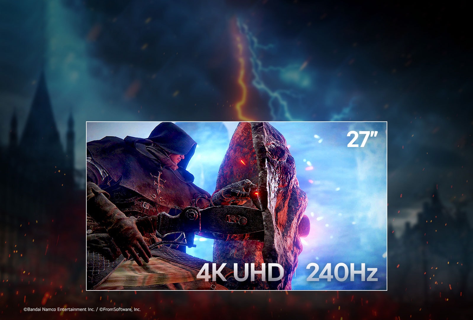 27-дюймовый игровой монитор с разрешением 4K и частотой обновления 240Hz.