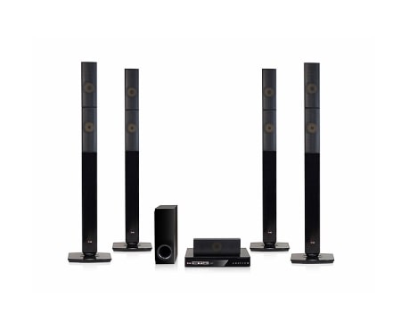 LG Домашний кинотеатр Blu-ray 3D с караоке и Bluetooth, BH6740TK