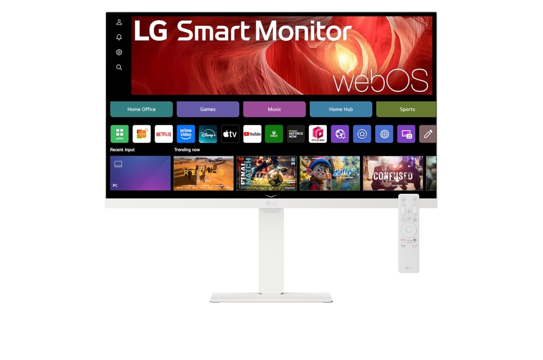 LG 27” 4K UHD IPS смарт-монитор с webOS, 27U730A-B