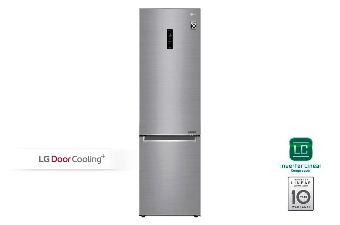 LG Холодильник LG GA-B509SMHZ | 419л | DoorCooling+ | Серебристый | ThinQ, GA-B509SMHZ