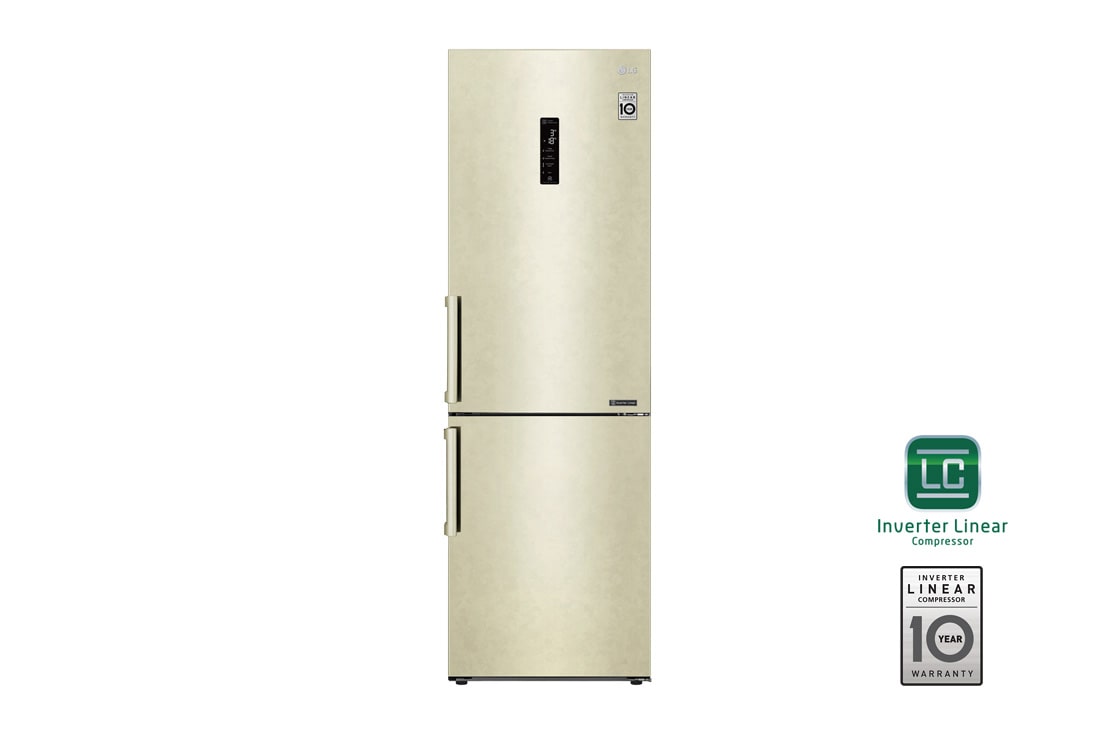 LG Холодильник LG GA-B459BEDZ | 374л | DoorCooling? | Бежевый, GA-B459BEDZ