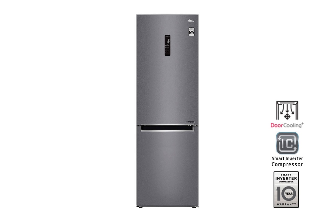 LG Холодильник LG GA-B509MLSL | 419л | DoorCooling? | Тёмный графит, GA-B509MLSL