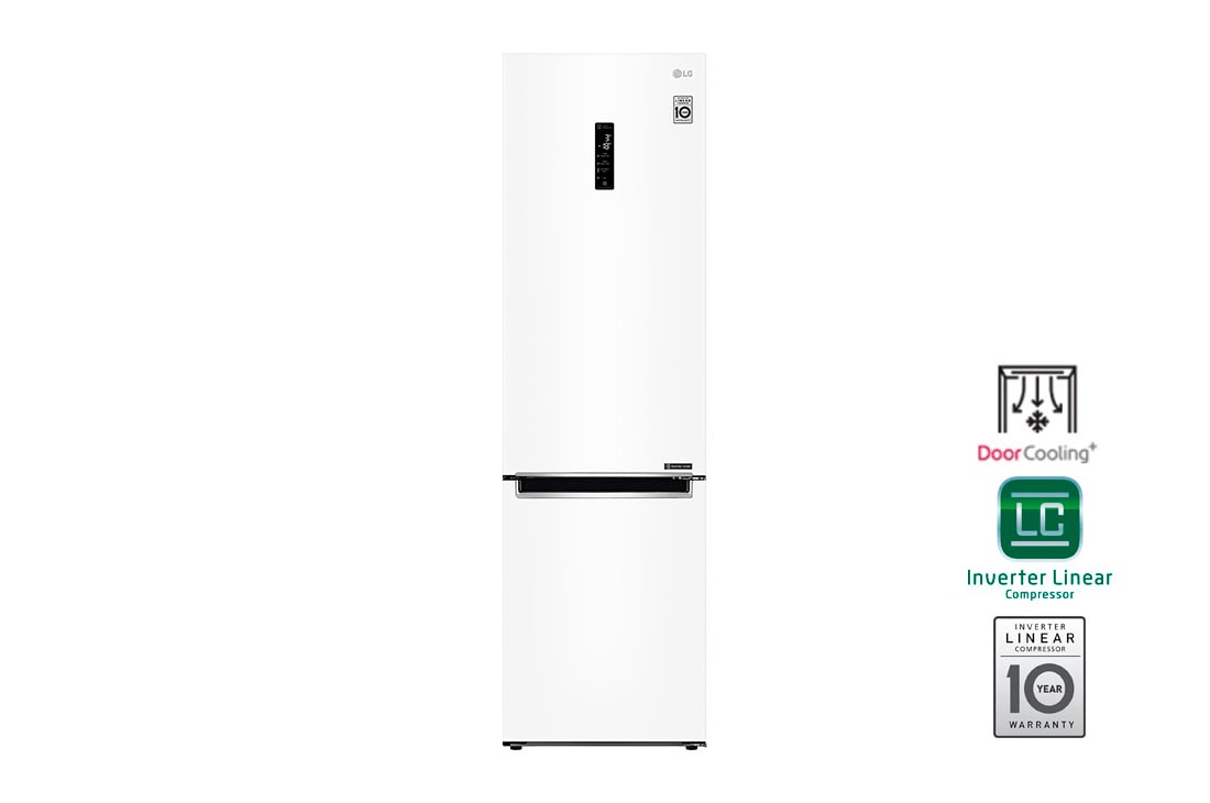 LG Холодильник LG GA-B509MVQZ | DoorCooling? | 419л | Белый, GA-B509MVQZ