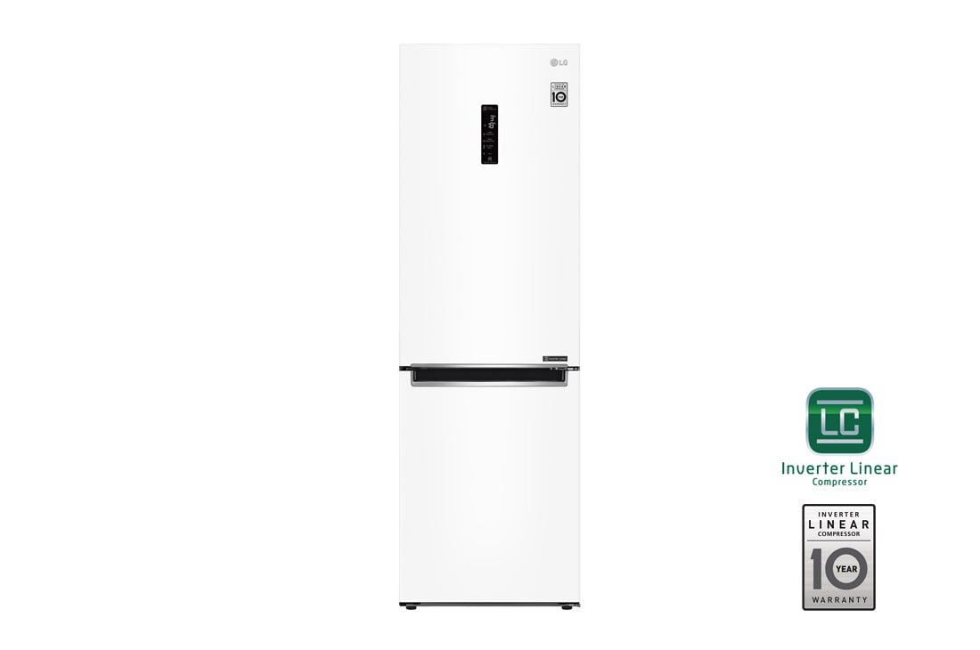 LG Холодильник LG GA-B459MQQZ | DoorCooling? | 374л | Белый, GA-B459MQQZ