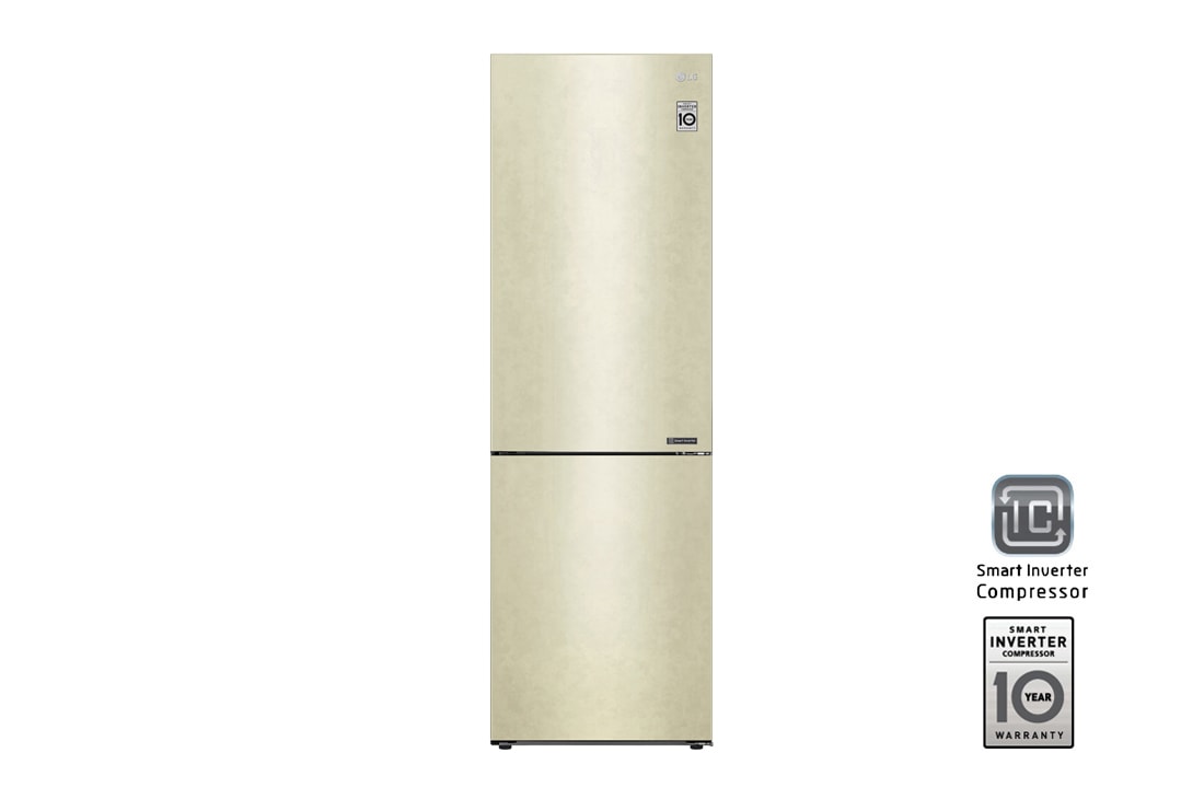 LG  Холодильник LG GA-B459CECL | 341л | Total No Frost | Бежевый, GA-B459CECL