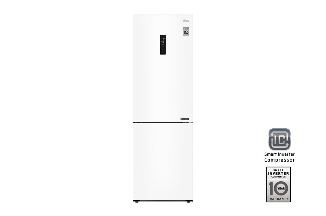 LG Холодильник LG GA-B459CQSL | DoorCooling? | 374л | Белый, GA-B459CQSL