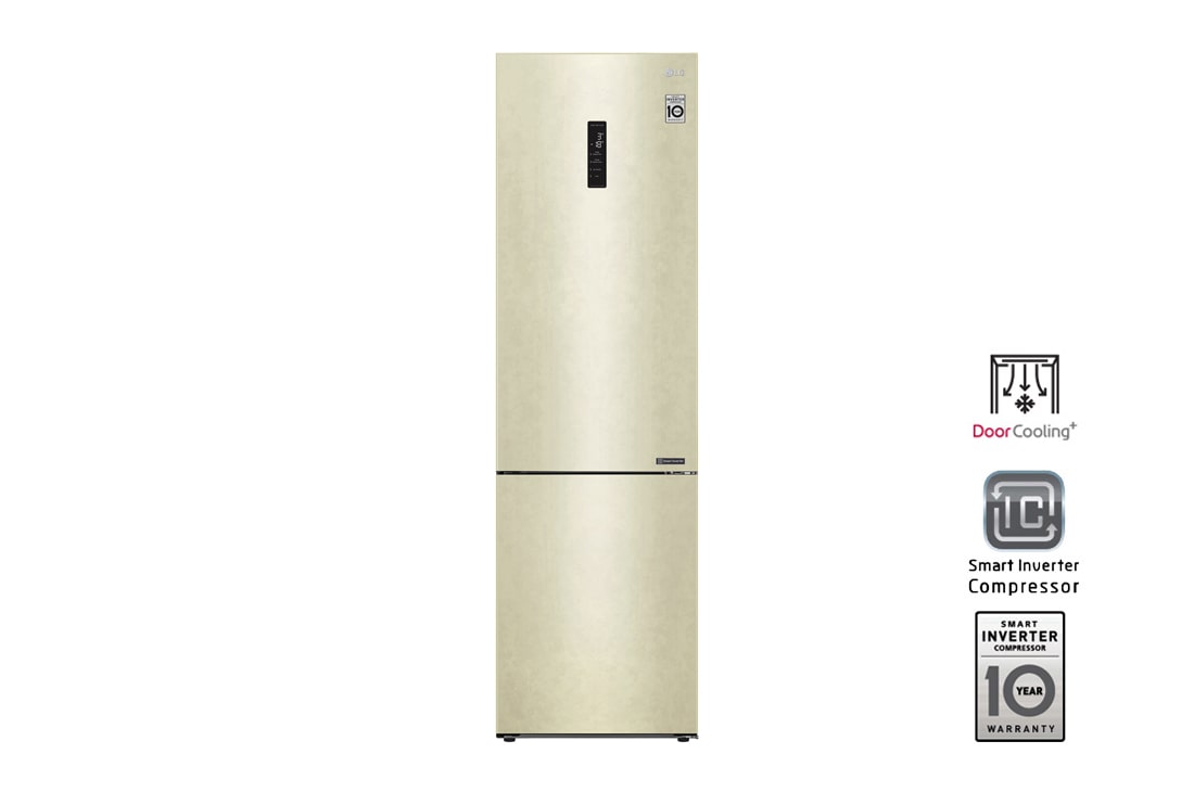 LG Холодильник LG GA-B509CESL | DoorCooling? | 419л | Бежевый, GA-B509CESL