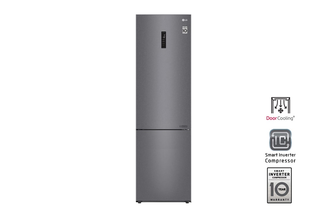 LG Холодильник LG GA-B509CLSL | 419л | DoorCooling? | Тёмный графит, GA-B509CLSL
