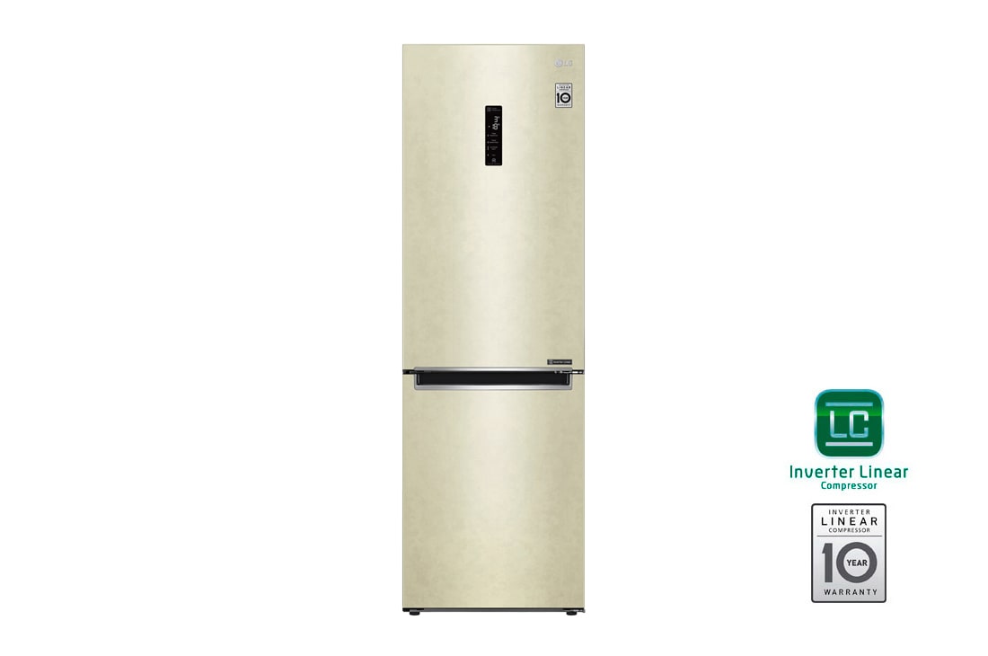 LG Холодильник LG GA-B459MEQZ | DoorCooling? | 374л | Бежевый, GA-B459MEQZ