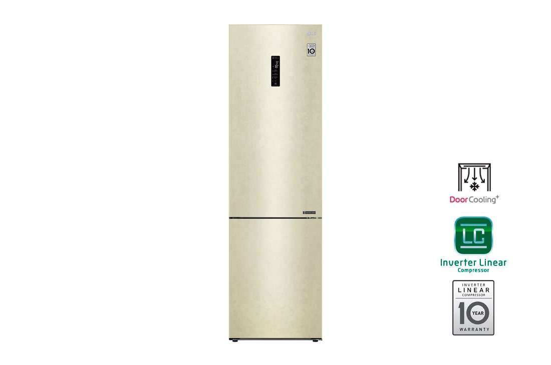 LG Холодильник LG -GA-B509CEQZ | 419л | Бежевый | Total No Frost, GA-B509CEQZ