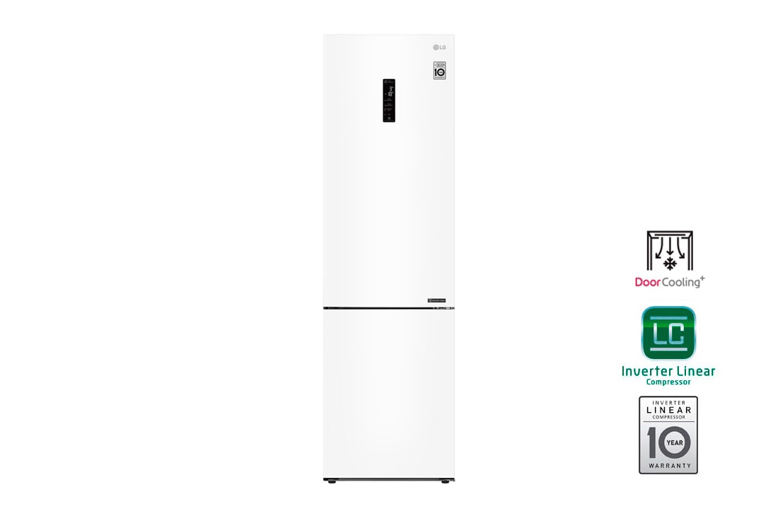 LG Холодильник LG GA-B509CVQZ | DoorCooling? | 419л | Белый, GA-B509CVQZ
