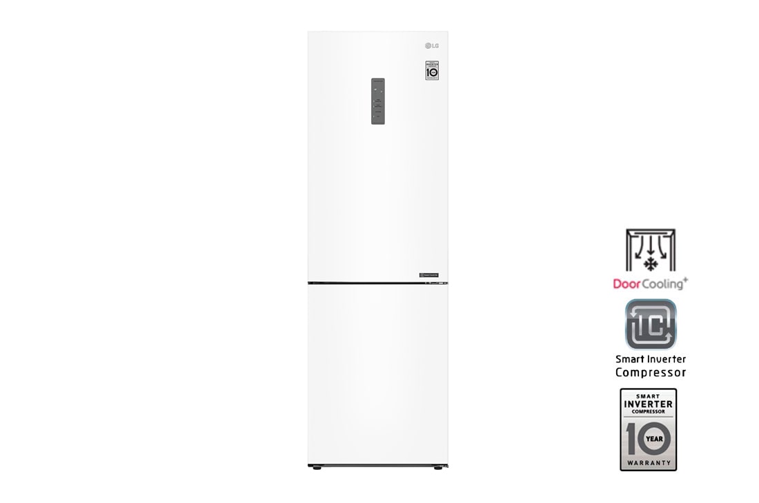 LG Холодильник LG GA-B459CQWL | DoorCooling? | 374л | Белый, GA-B459CQWL