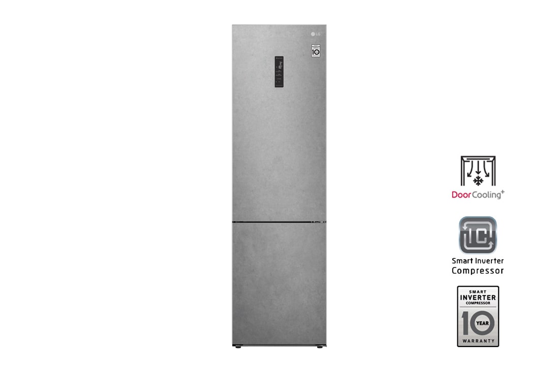 LG Холодильник LG GA-B509CCUM | Объем 419л | DoorCooling+ | Зоны свежести | Metal Fresh | Складная полка | Винная полка | Тёмный мрамор, GA-B509CCUM