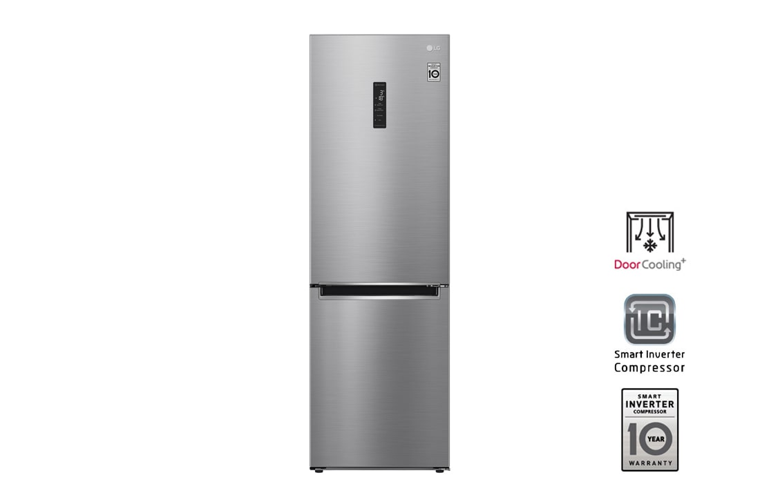 LG Холодильник LG GA-B459SMUM | 374л | DoorCooling+ | Серебристый, GA-B459SMUM