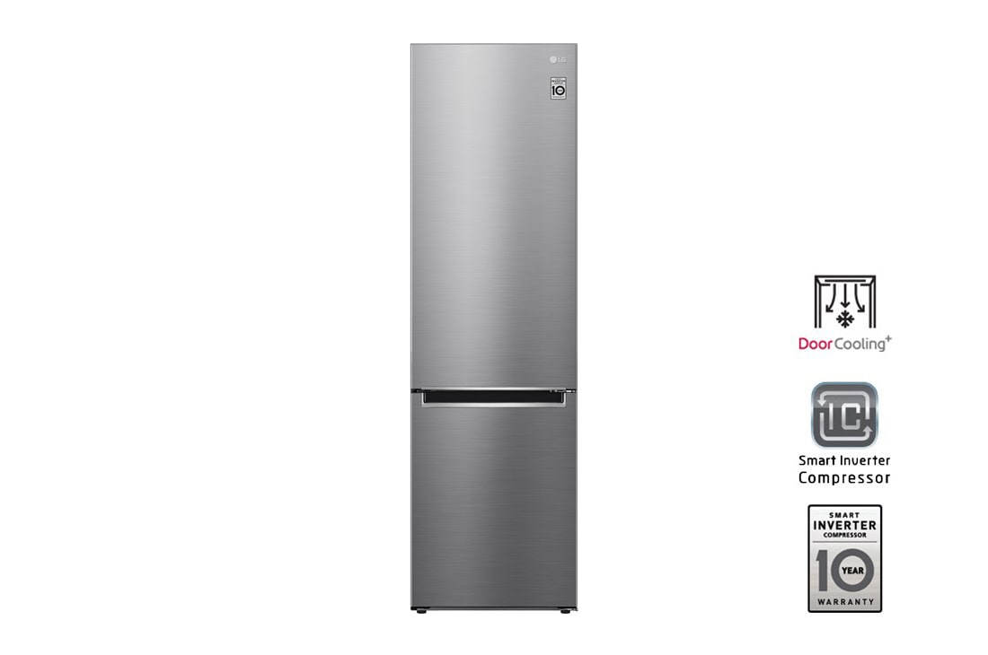 LG Объем 419л | DoorCooling+ | Серебристый | Total No Frost, GA-B509MMZL