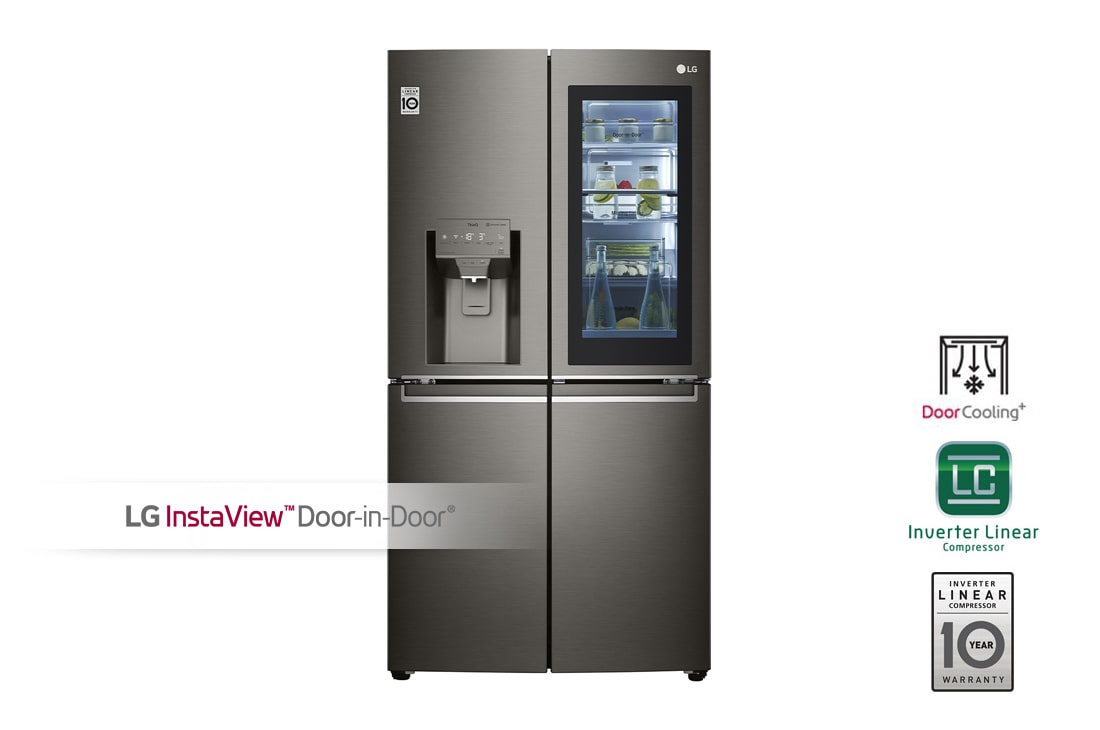 LG Холодильник LG GR-X24FMKBL | 563л | InstaView Door-in-Door | Графит, GR-X24FMKBL