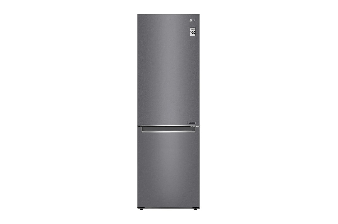 LG 384 л, Холодильник LG DoorCooling? с нижней морозильной камерой, Умный инверторный компрессор, Front, GC-B509SLCL