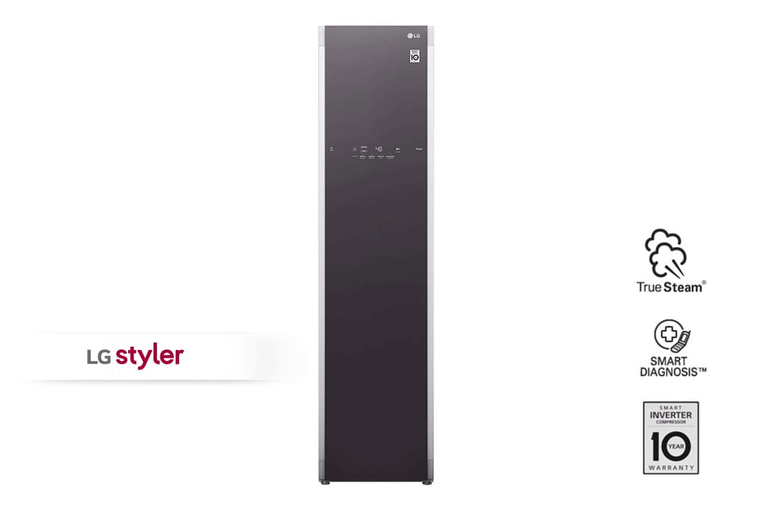 LG Паровой шкаф LG Styler S3CW | 185 см | 3 вещи | Графитовый, S3CW