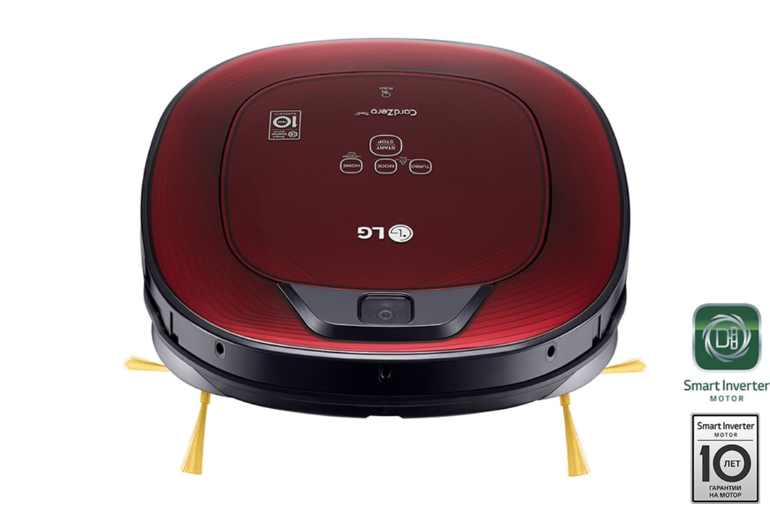 LG Робот-пылесос LG VRF6640LVR CordZero ThinQ | Красный, VRF6640LVR
