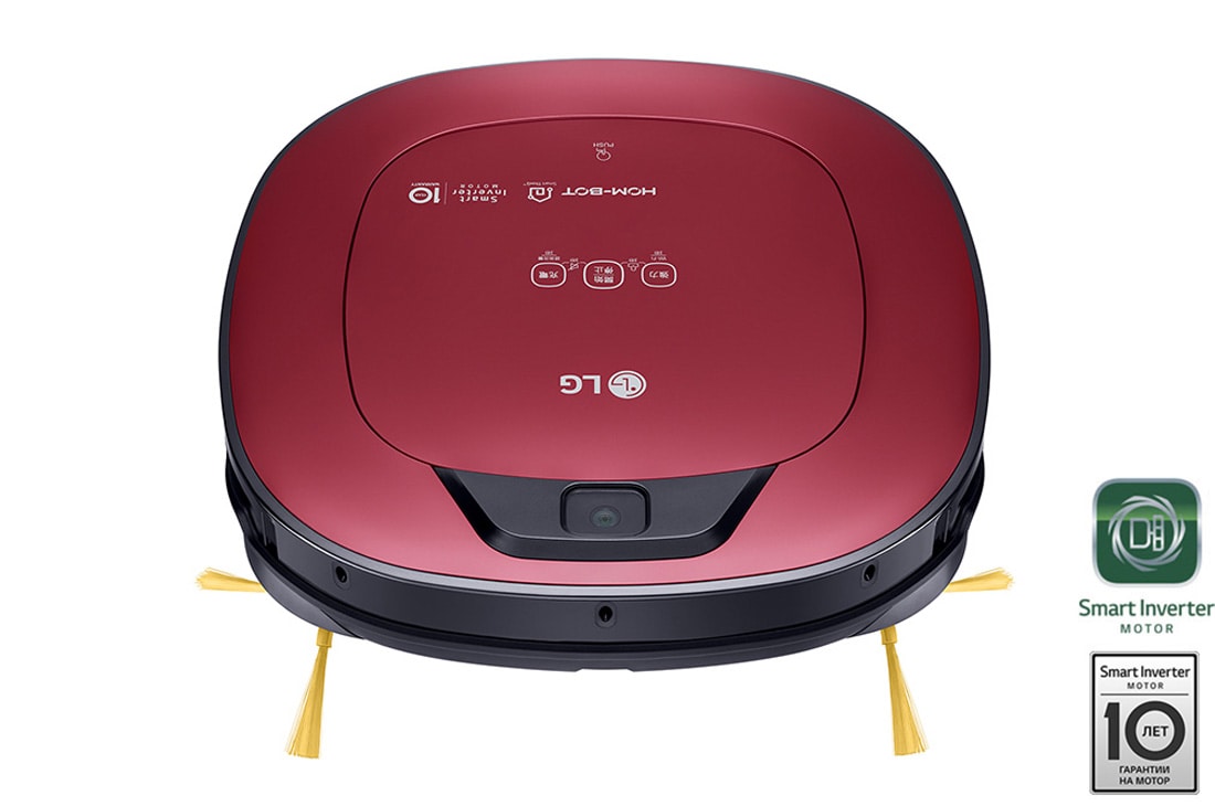 LG Робот-пылесос LG VRF6670lVT CordZero ThinQ | Красный, VRF6670LVT