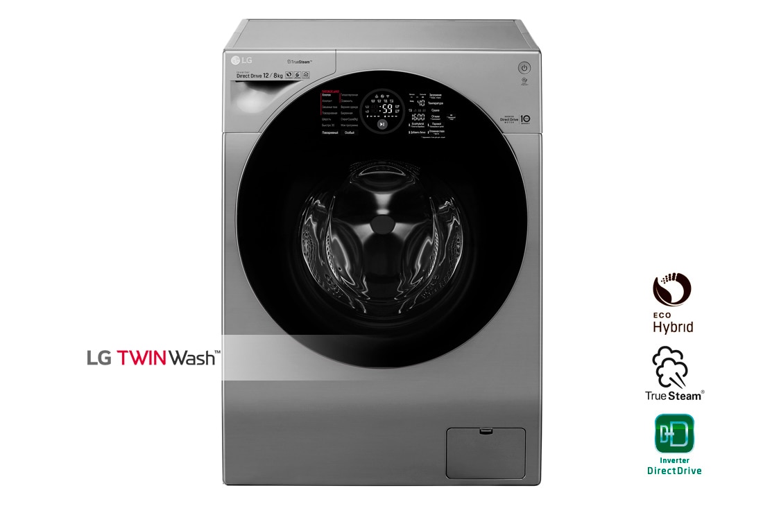 LG Стиральная машина с сушкой LG-FH6G1BCH6N, 12/8 кг, FH6G1BCH6N