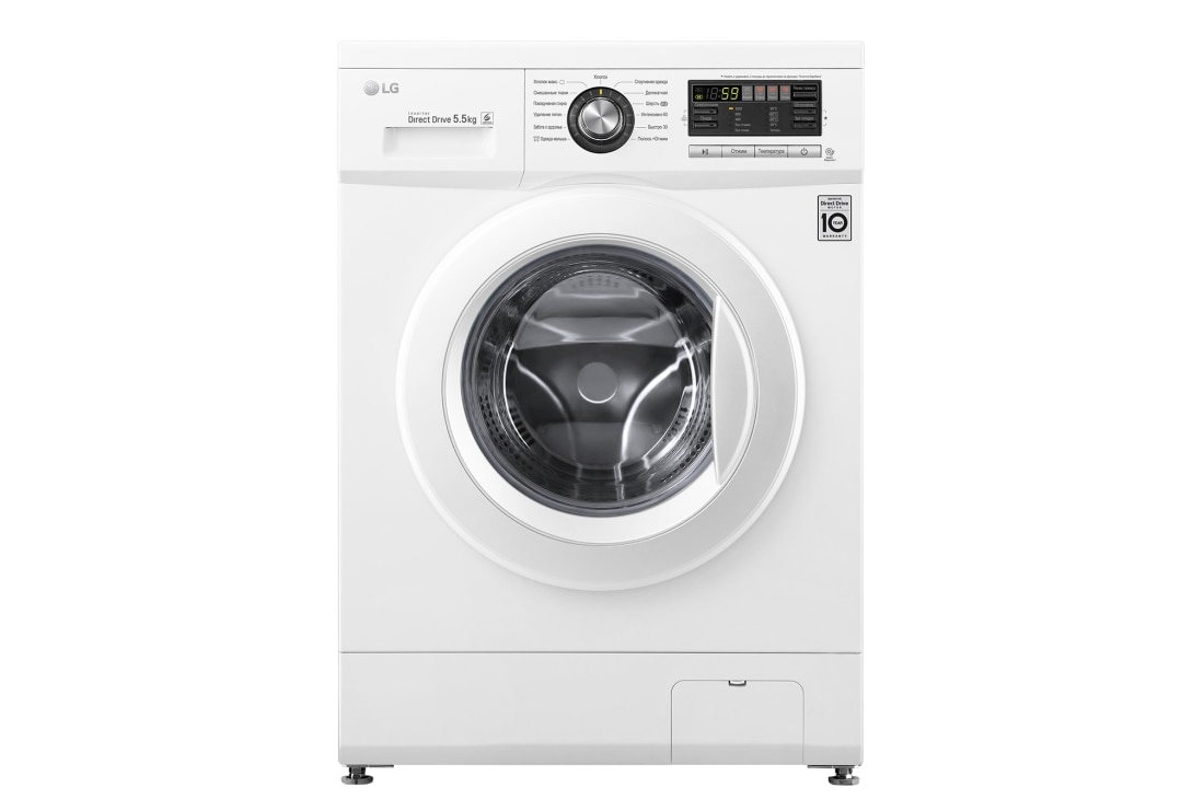 LG Стиральная машина узкая LG F1296MD0 c прямым приводом, 5,5 кг, F1296MD0