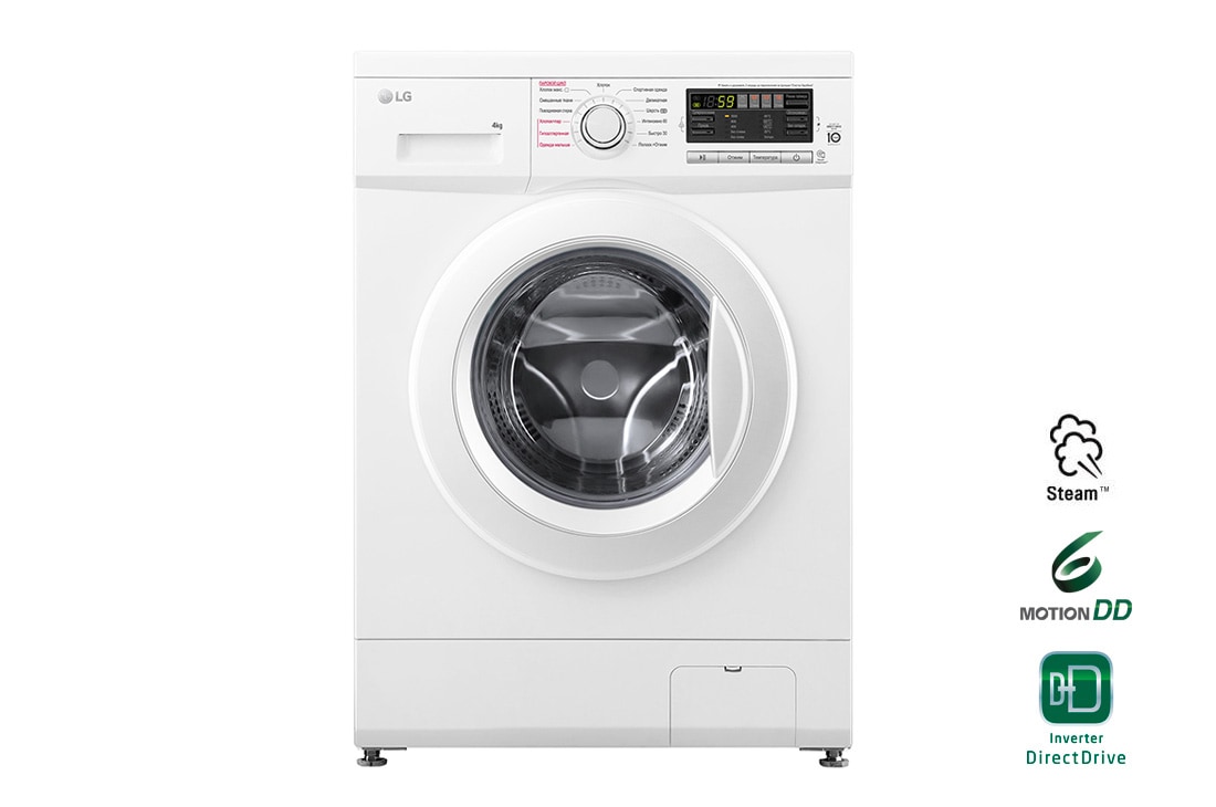 LG Стиральная машина суперузкая LG F1096SDS0 с паром, 4 кг, F1096SDS0