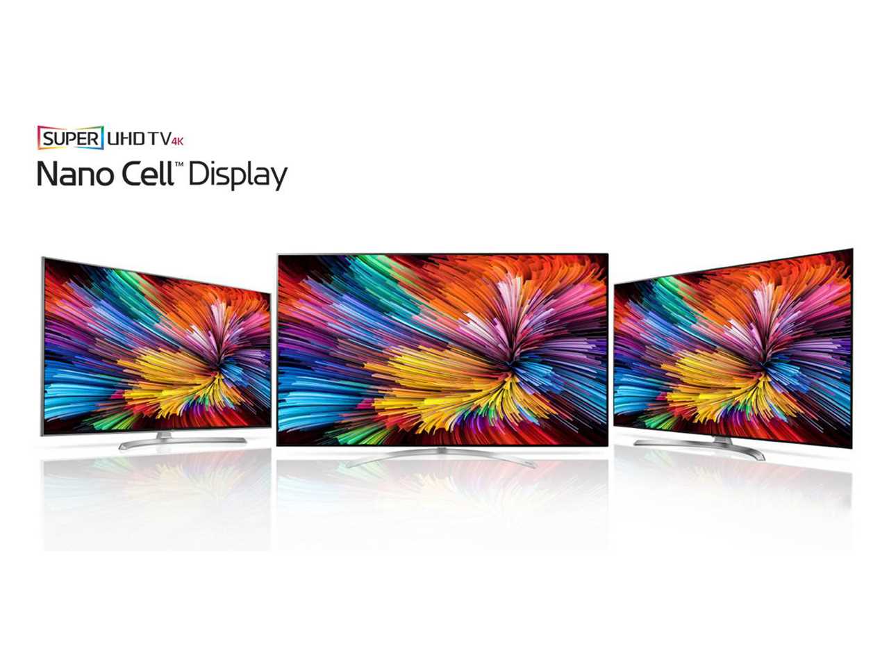 Групповой снимок телевизоров lg oled tv nano