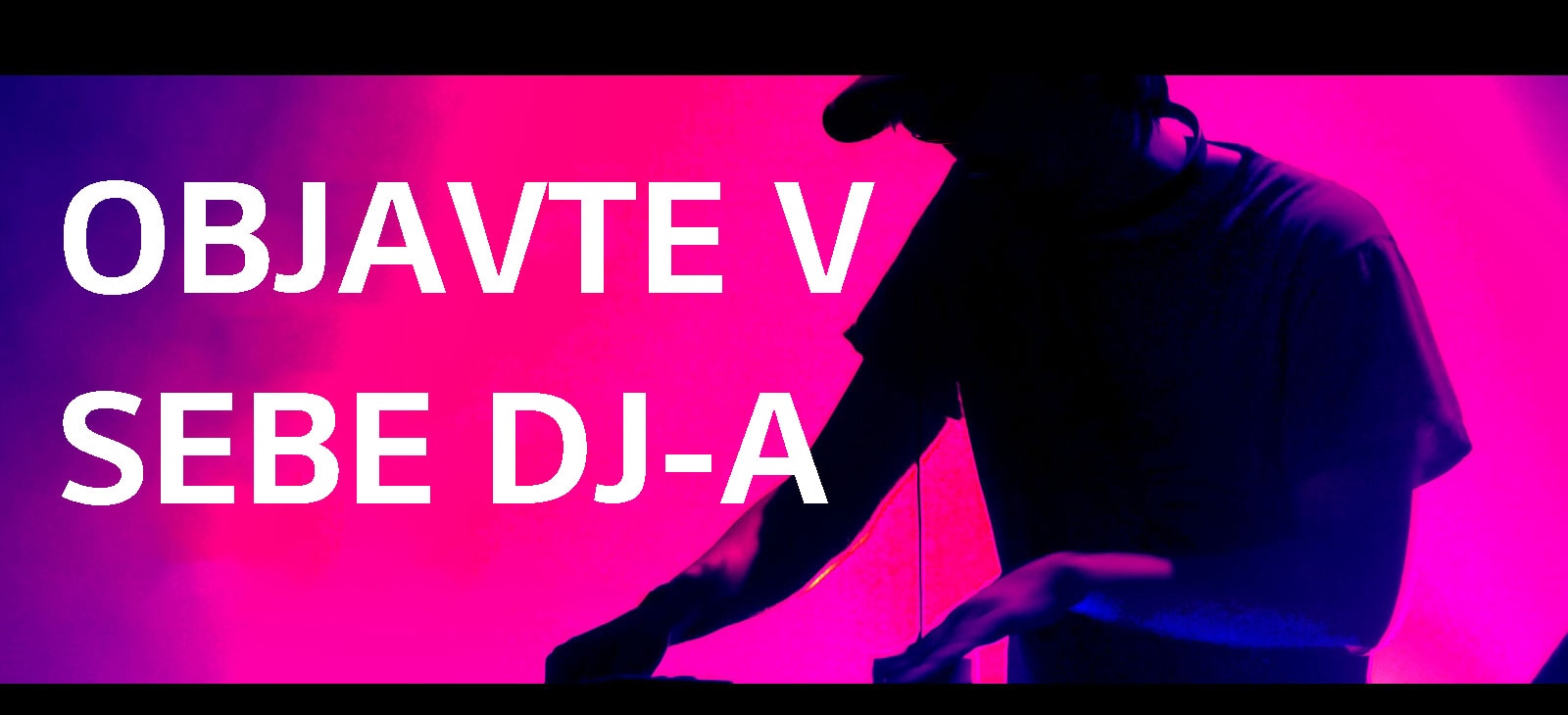 Mu? pou?íva DJ-sky pult.