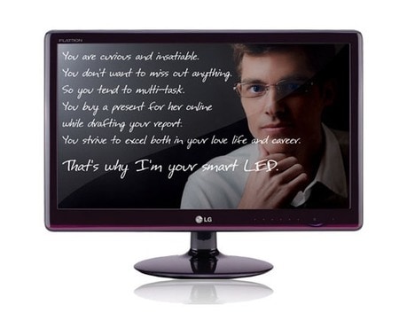 LG ?irokouhly 22'' LG LED monitor série E50, E2250T-PN