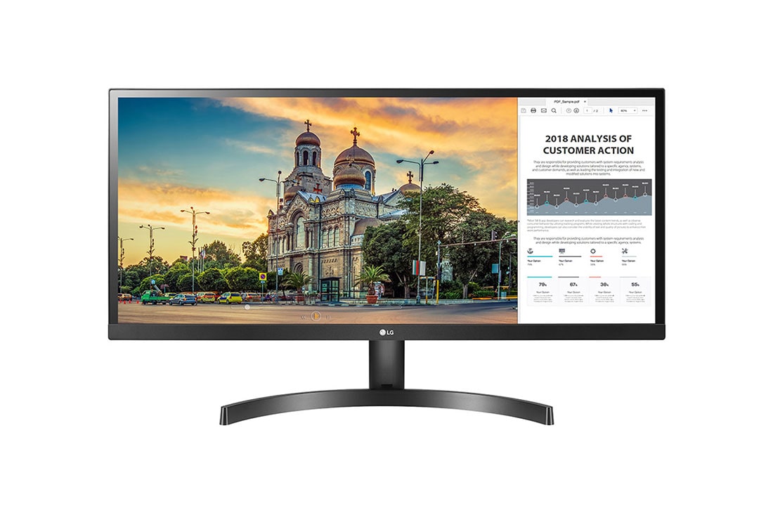 LG 34'' | UltraWide? herny monitor | 21: 9 | FHD | IPS Displej | HDR 10 |, 34WK500