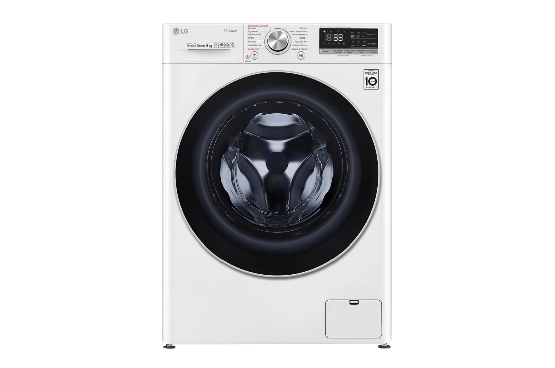 LG 9 kg parná prá?ka, A+++ (v rozsahu A+++ a? D), Direct Drive? motor, TurboWash? - pranie za 59 minút, Steam+? - parné pranie,  AI DD? - optimálna vo?ba pracích pohybov, ThinQ? + WiFi, F4WV709P1