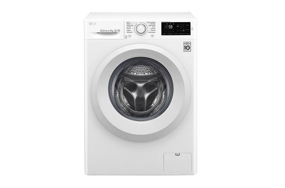 LG 7 kg prá?ka, 1000 ot./min, A+++ (v rozsahu A+++ a? D), 6 Motion DD, Direct Drive?, Prida? bielizeň, 14 programov, F70J5QN3W